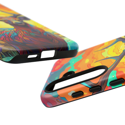 Vibrant Stag in Bloom – Samsung Galaxy Case