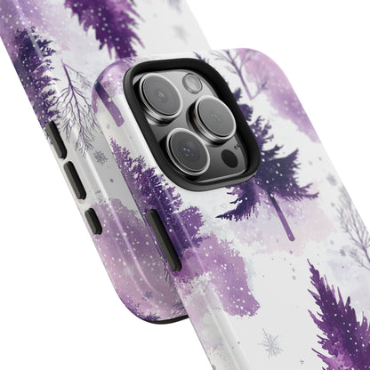 Purple Snowy Forest - iPhone Series Case