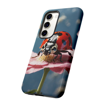 Samsung Galaxy Case: Floral Ladybug Delight