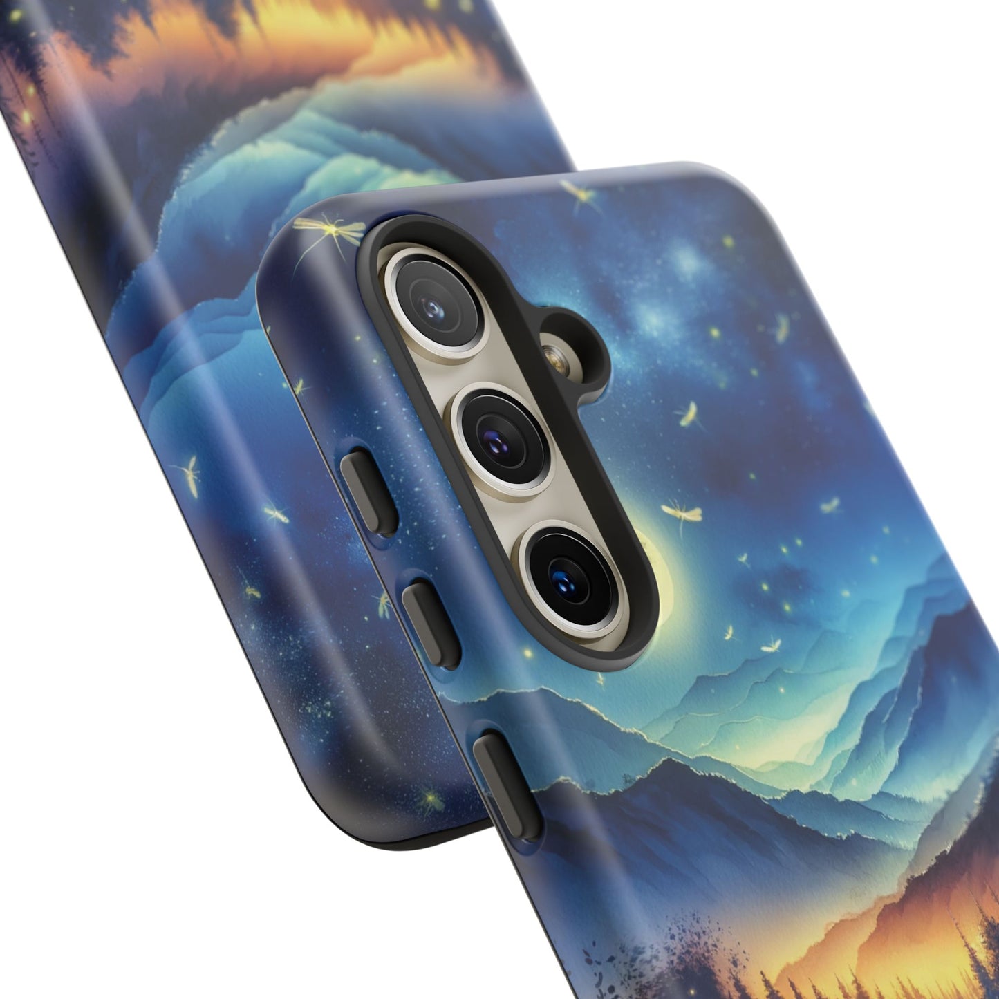 Cute Fireflies Phone Case - Lightning Bugs - Firefly Dancing In The Trees Phone Cover For iPhones 15, 14, 13, 12, 11, Samsung Galaxy Series! - BOGO Cases