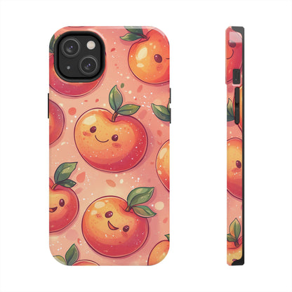 Cute Kawaii Peach iPhone Case – Durable Matte Finish, Slim & Lightweight Design - BOGO Cases