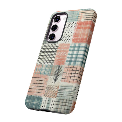 Modern Patchwork Pastel – Stylish Protection with Quilted Farmhouse Vibes - BOGO Cases