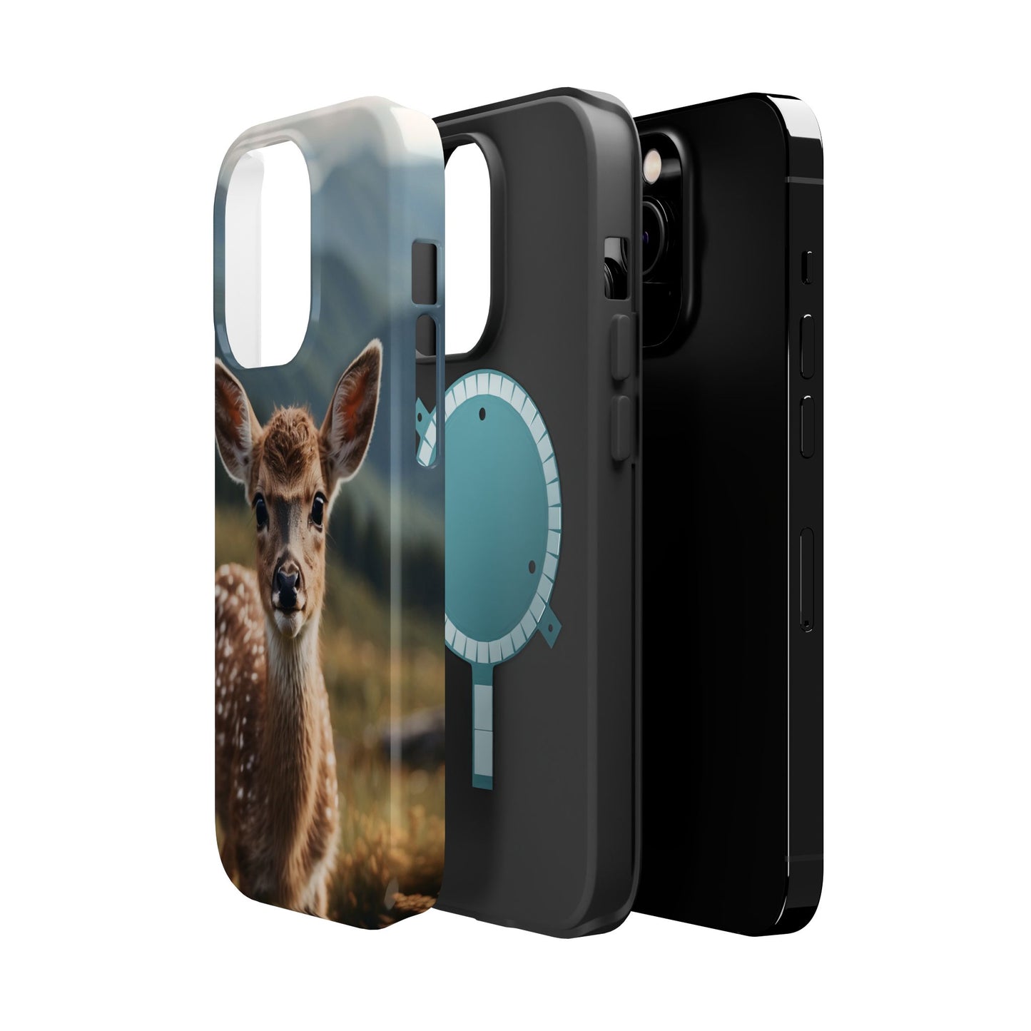 Gentle Fawn in Mountain Meadows MagSafe iPhone Case