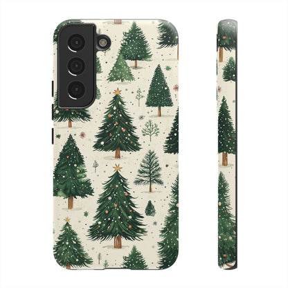 Festive Christmas Tree Forest Pattern – Samsung Galaxy Series Case