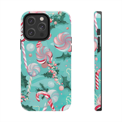 Candy Cane & Peppermint Holiday Delight – iPhone Series Case