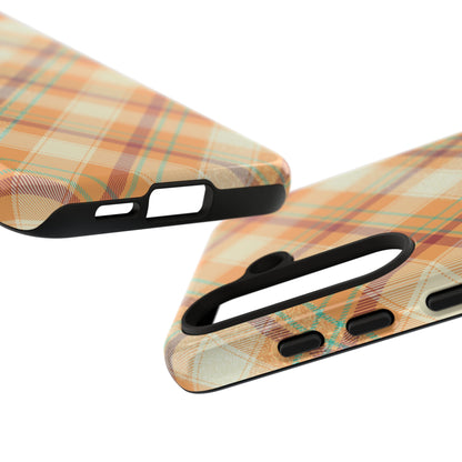 Samsung Galaxy Case - Warm Autumn Plaid Design