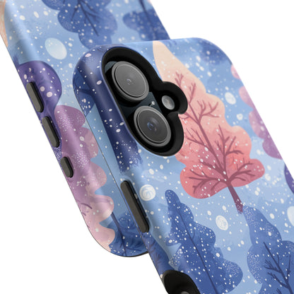 Pink & Purple Winter Wonderland - MagSafe iPhone Series Case