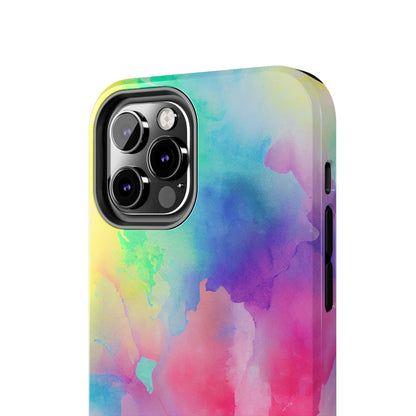 Pastel Watercolor Dream iPhone Case – Slim Profile, Glossy Finish