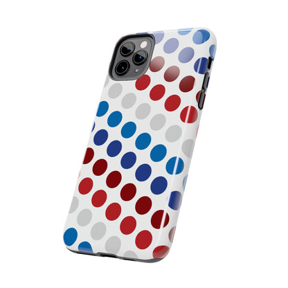 Patriotic Polka Dots - iPhone Case