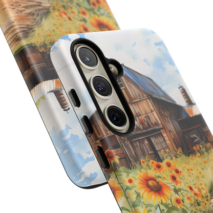 Sunflower iPhone Case  Rustic Farm Style