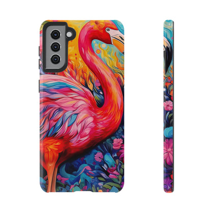 Flamingo Fiesta – Vibrant Flamingo Samsung Galaxy Phone Case