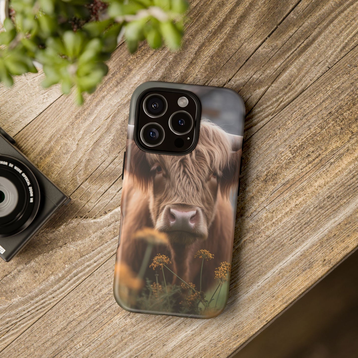 Highland Cow Phone Case | Custom Farmhouse | 10-foot Drop Protection