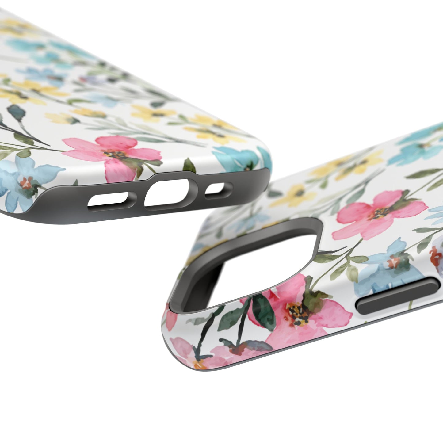 Watercolor Floral Bliss – MagSafe Case with Pastel Flower Design