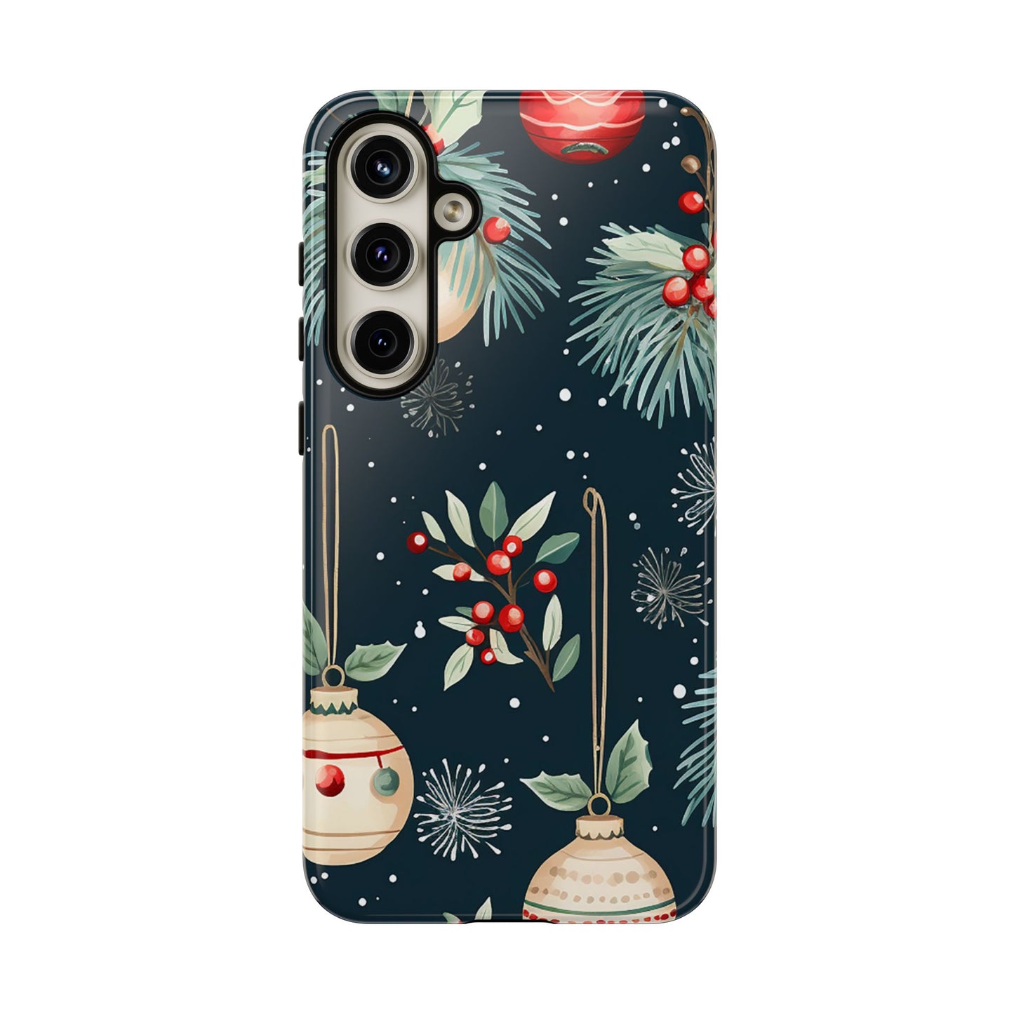 Elegant Christmas Ornaments and Pine - Samsung Galaxy Series Case