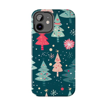 Whimsical Christmas Trees - iPhone Series Case