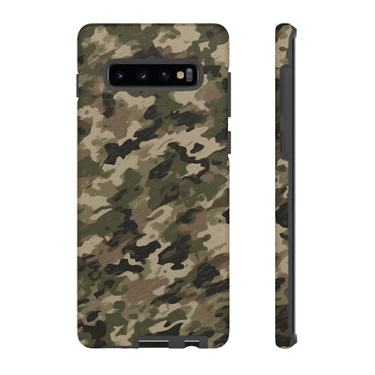 Classic Light Brown Camouflage – Premium Samsung Galaxy Case, Rugged and Stylish