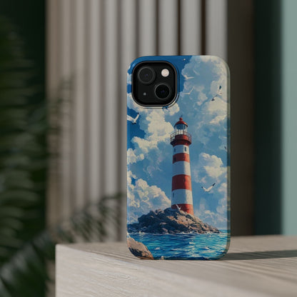 Iphone Case - Majestic Lighthouse Scene Design