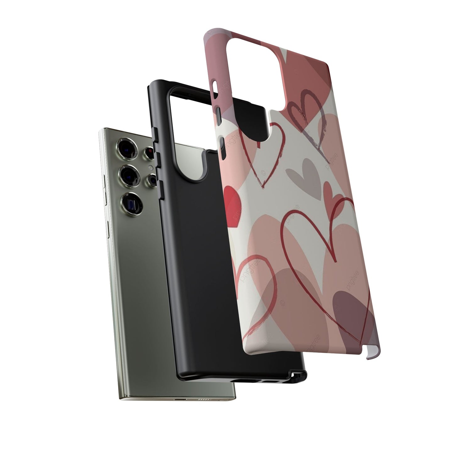 Romantic Red Hearts Samsung Galaxy Case