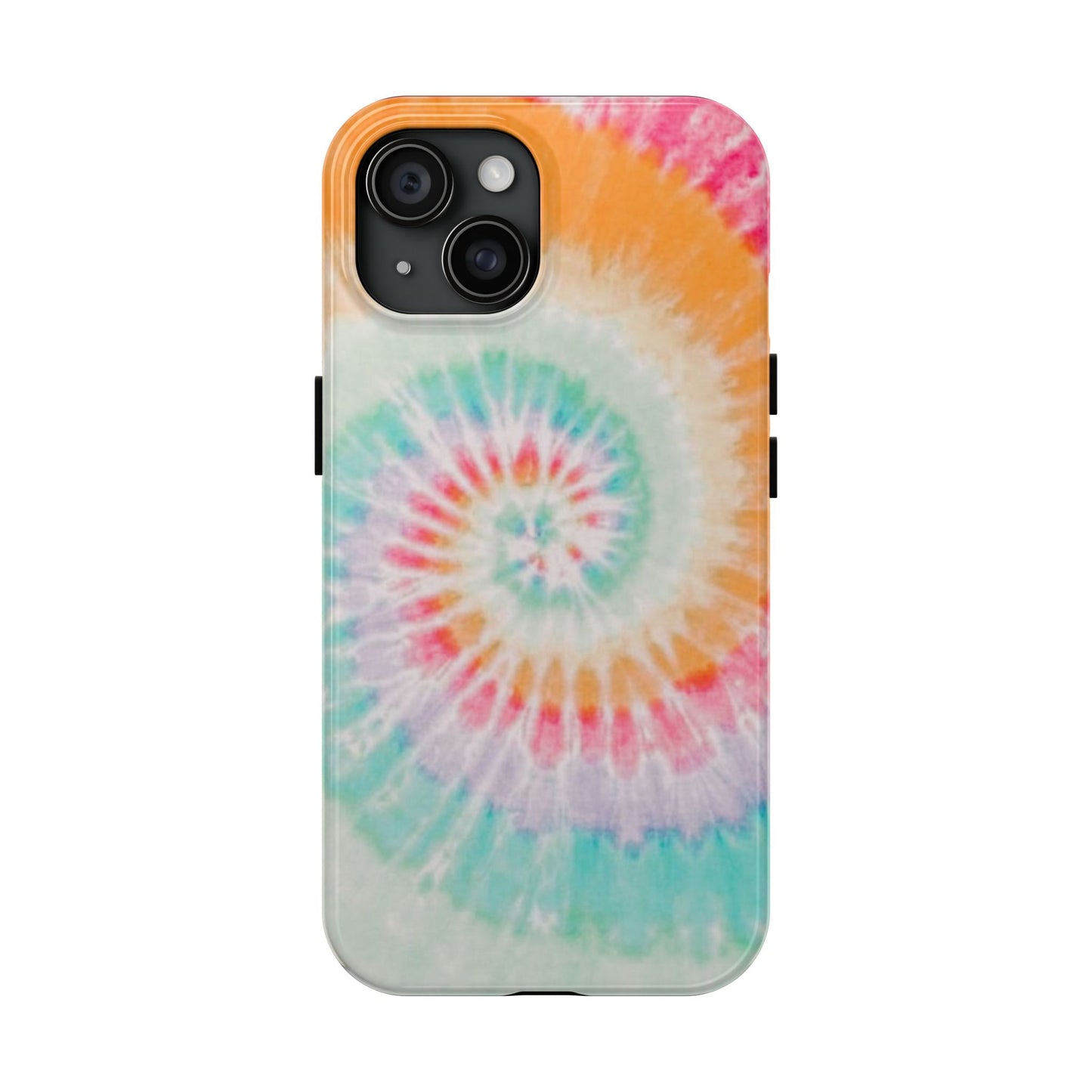 Pastel Swirl Tie-Dye iPhone Case – Soft & Minimalistic Style