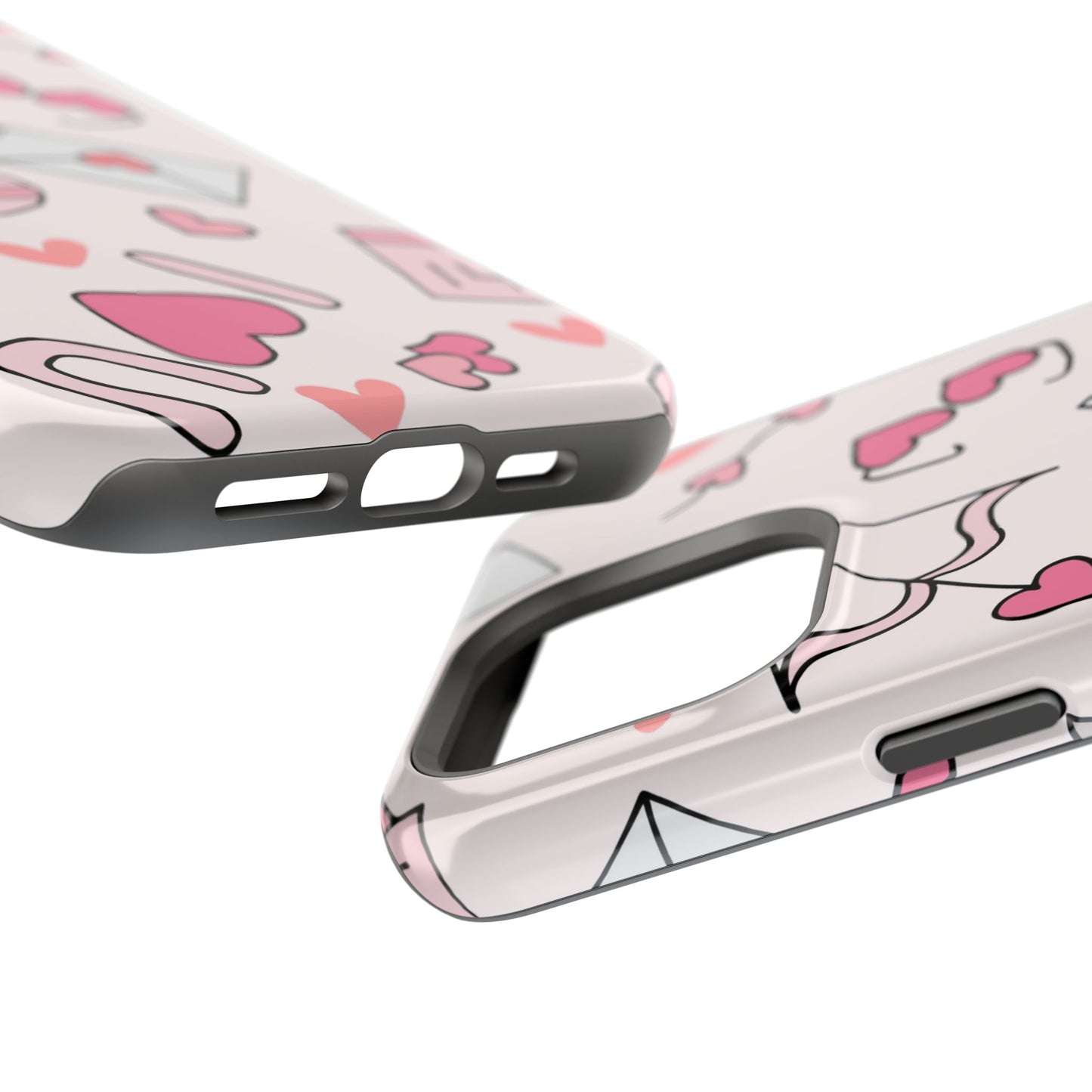 Valentine's Day Scribbles MagSafe iPhone Case