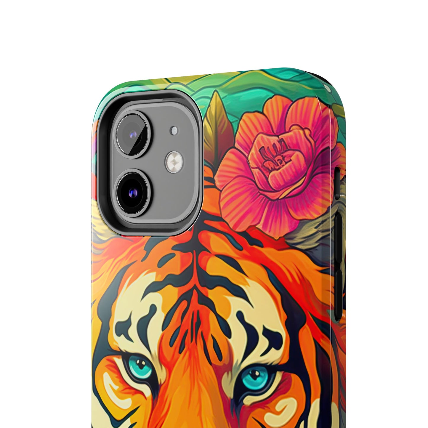 Fierce Rainbow Tiger Art - iPhone Series Case