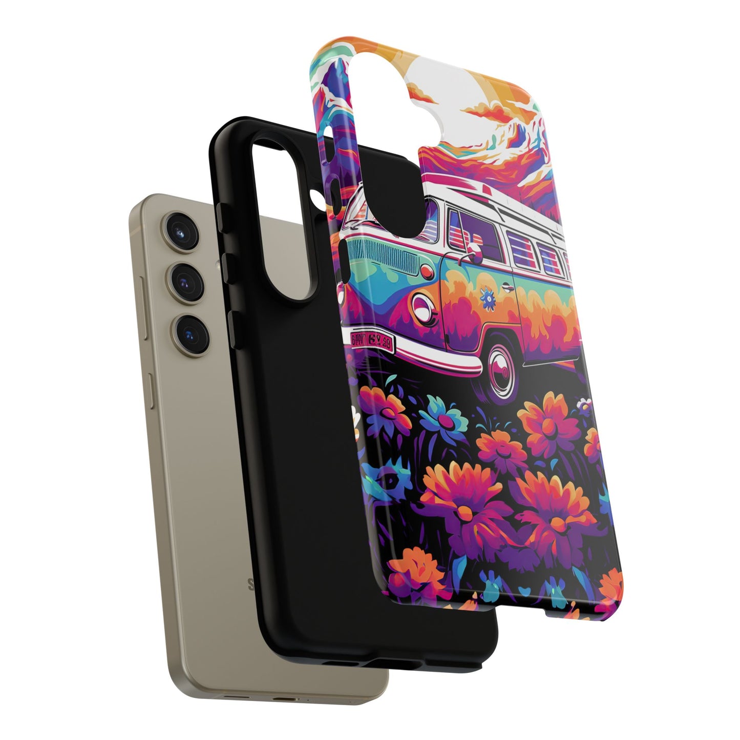 Groovy Floral Sunset Van – Samsung Galaxy Series Case