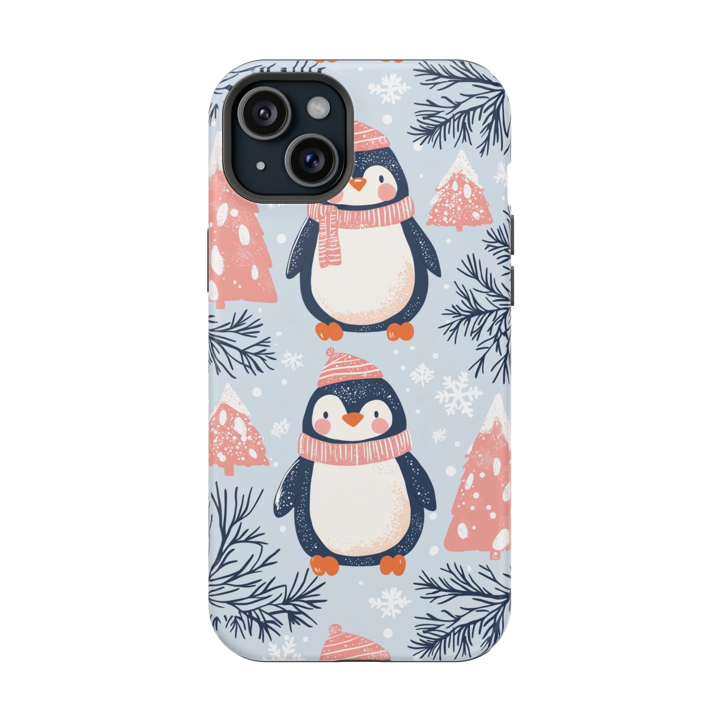 Penguin in Winter Wonderland MagSafe iPhone Case