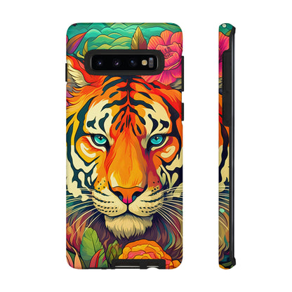 Fierce Rainbow Tiger Art - Samsung Galaxy Case