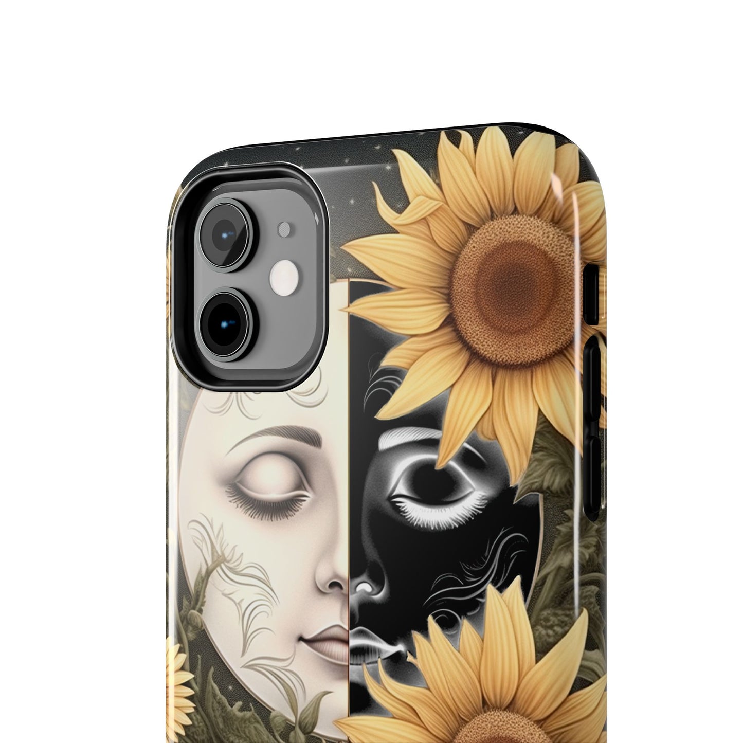 Sunflower Moon and Stars iPhone Case – Ethereal Art