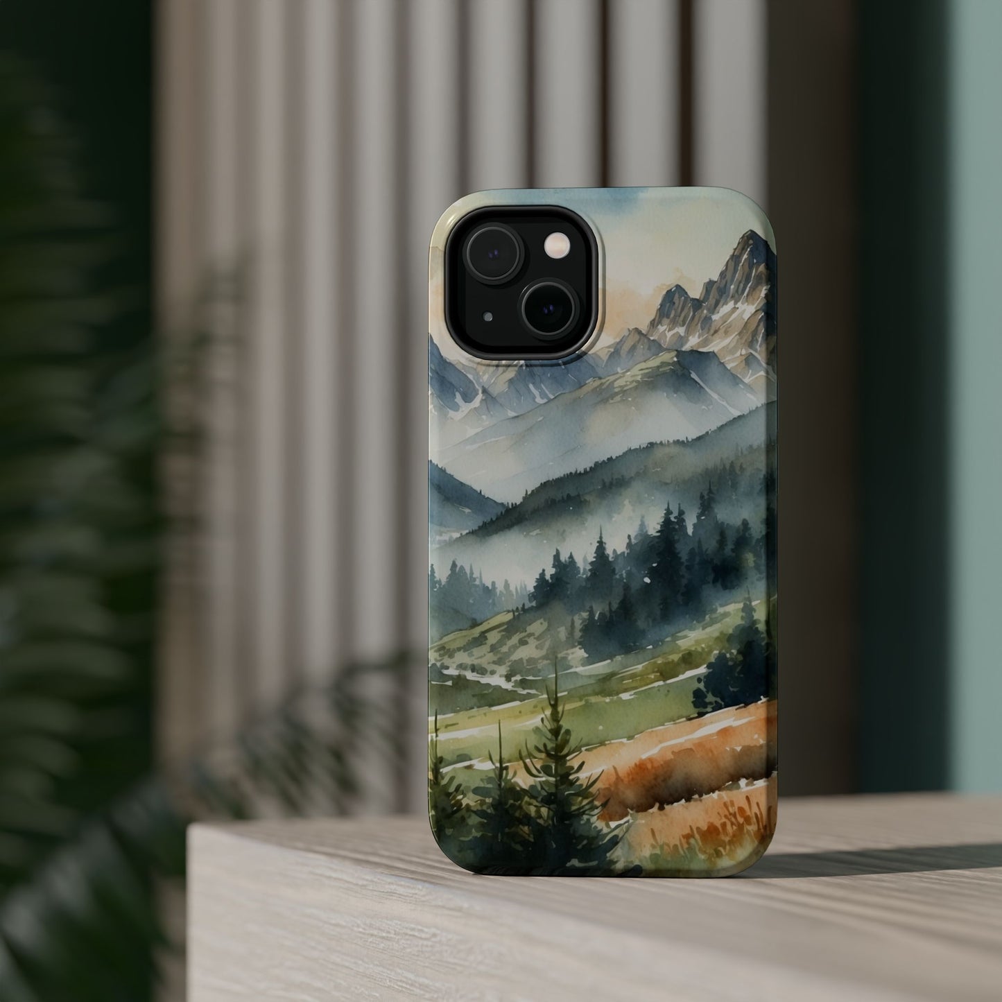 Serene Alpine Forest - MagSafe iPhone Case