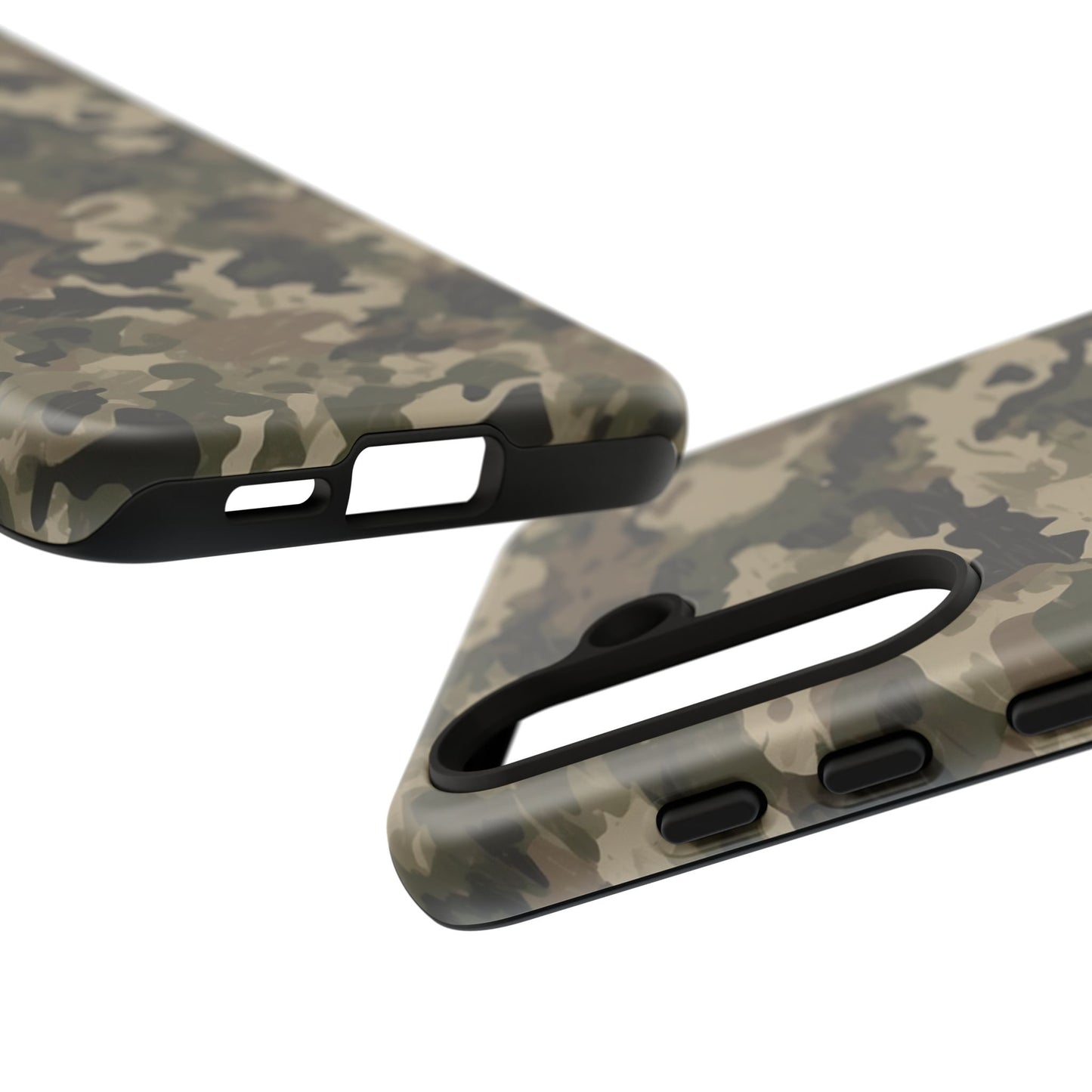 Classic Light Brown Camouflage – Premium Samsung Galaxy Case, Rugged and Stylish