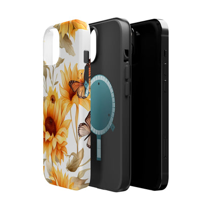 Sunflower & Monarch Garden - MagSafe iPhone Series Case