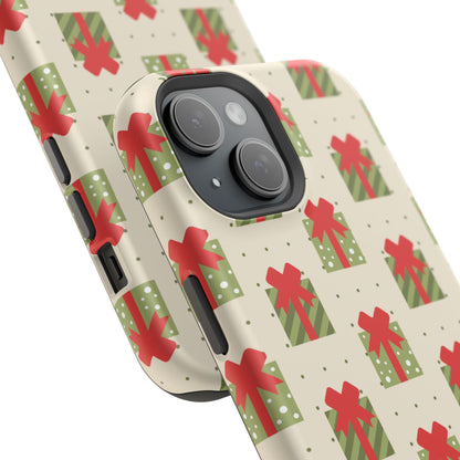 Festive Holiday Gift Pattern - MagSafe iPhone Series Case