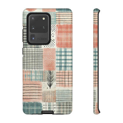 Modern Patchwork Pastel – Stylish Protection with Quilted Farmhouse Vibes - BOGO Cases