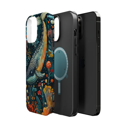 Oceanic Elegance Whale iPhone Case