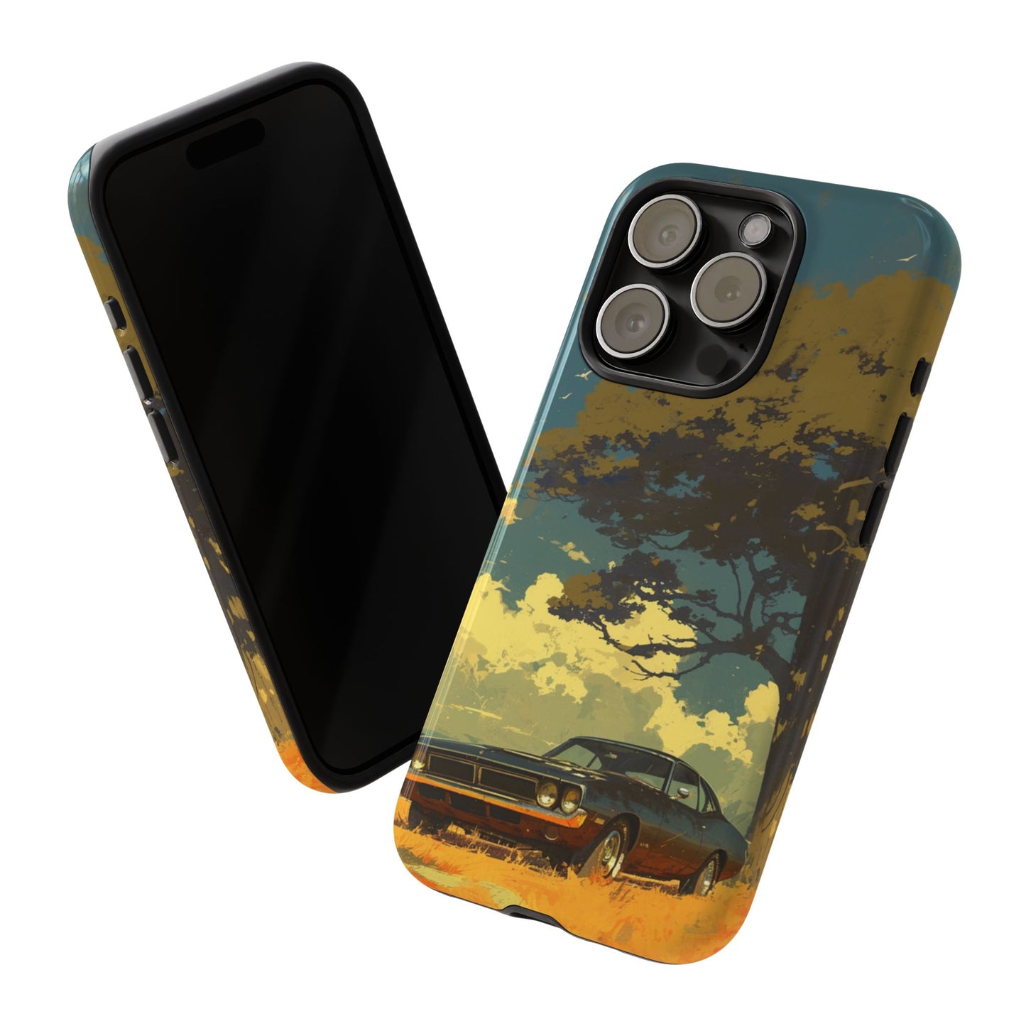 Retro Road Trip Vintage Car iPhone Case