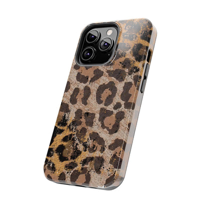 Vintage Distressed Leopard Print - iPhone Series Case