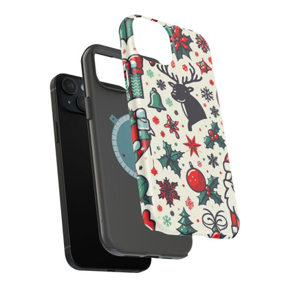 Cartoon Christmas Cheer – MagSafe iPhone Case