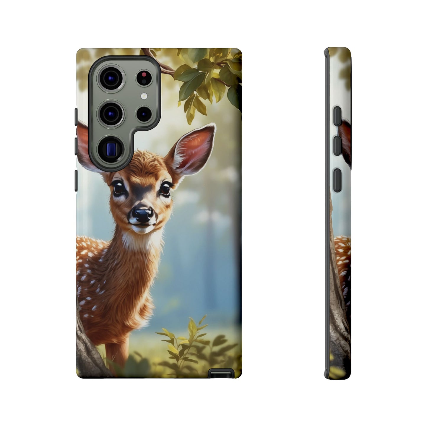 Whimsical Fawn in a Sunlit Forest Samsung Galaxy Case