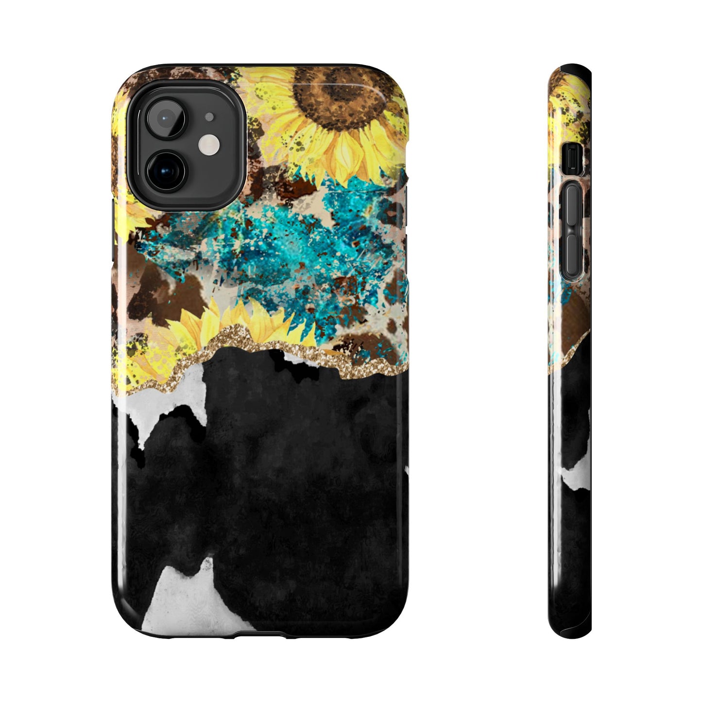 Rustic Sunflower Leopard Glam - iPhone Series Case