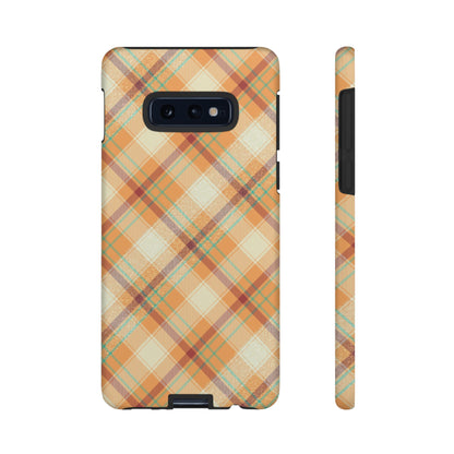 Samsung Galaxy Case - Warm Autumn Plaid Design