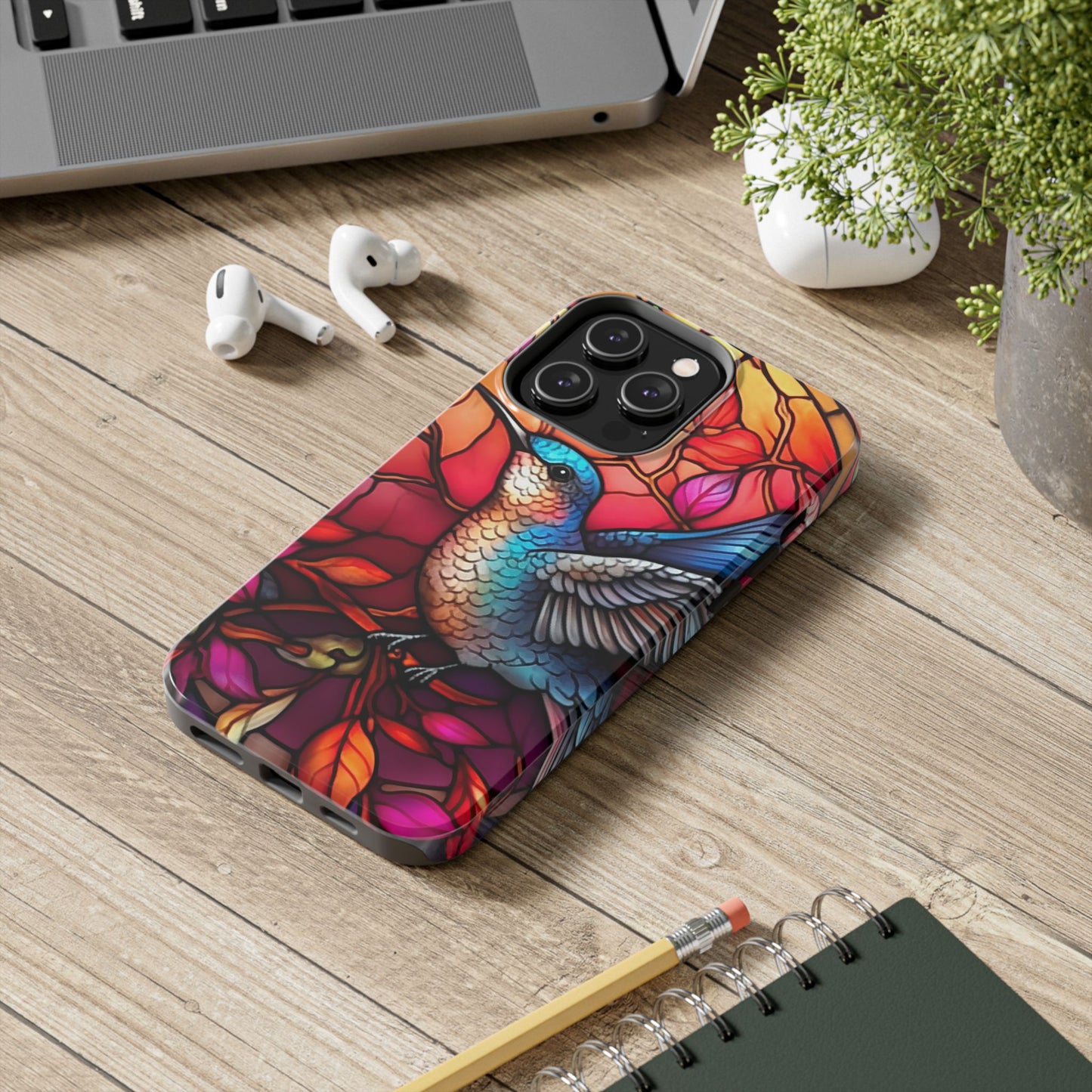 Radiant Multicolor Bird Artwork - iPhone Series Case