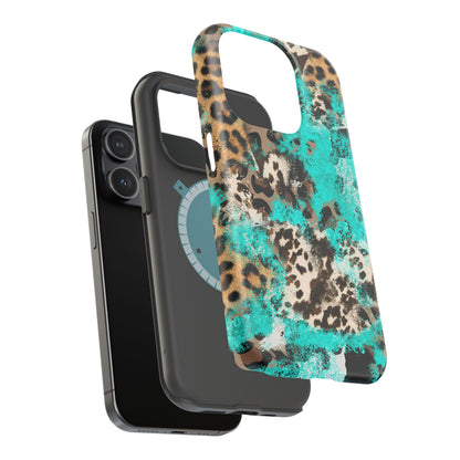 Aqua Splash Leopard - MagSafe iPhone Series Case