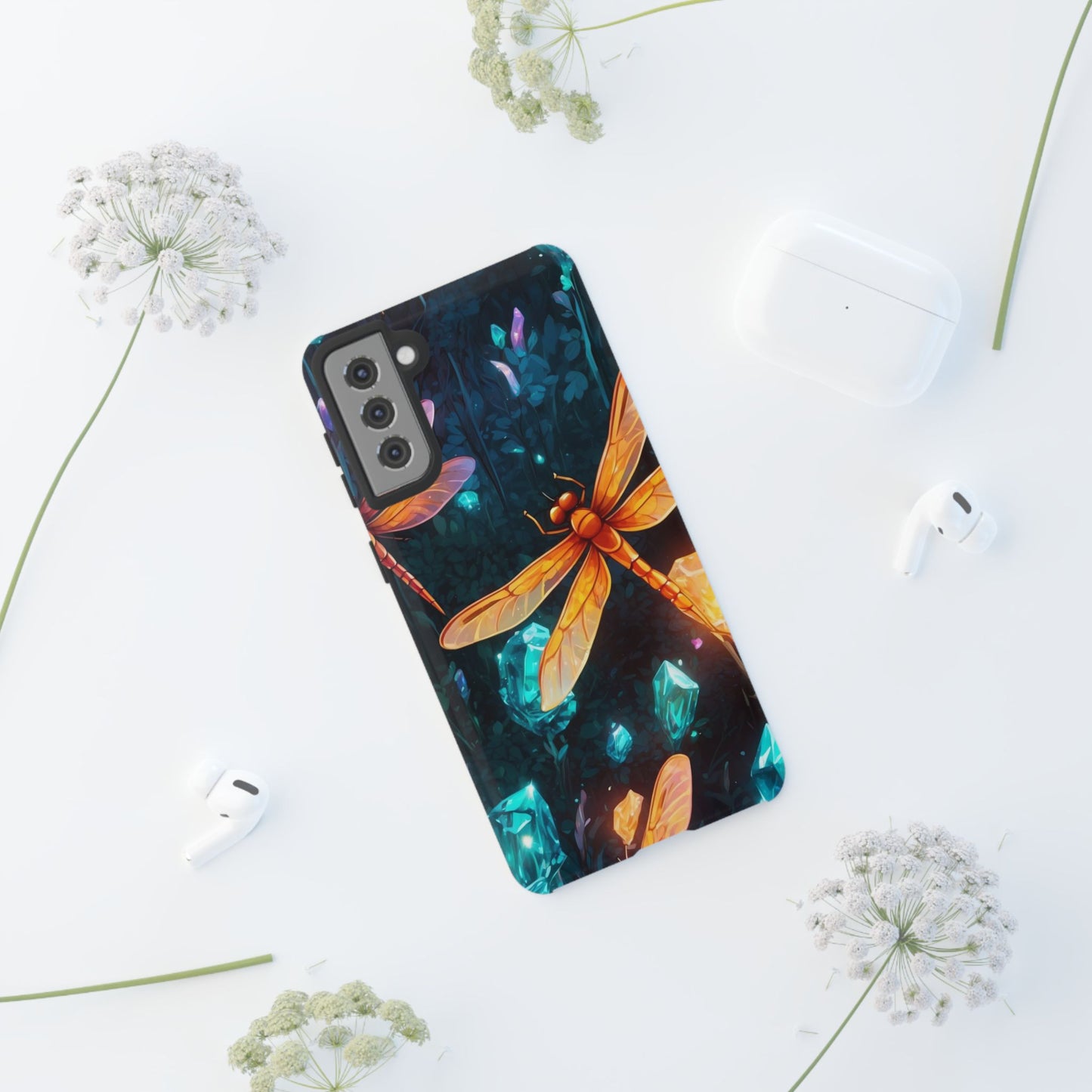 Mystical Dragonflies & Crystals – Samsung Galaxy Series Case