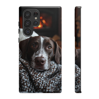 Relaxed German Shorthaired Pointer Samsung Galaxy Case – Rustic Charm Protective Cover