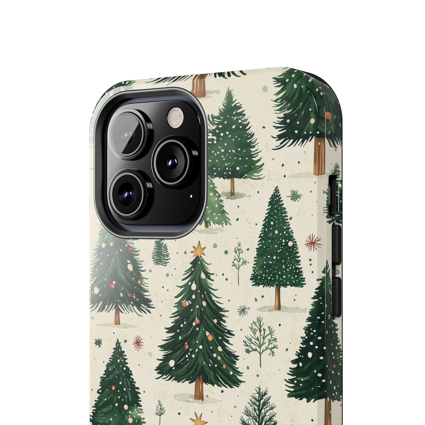 Festive Christmas Tree Forest Pattern – iPhone Series Case