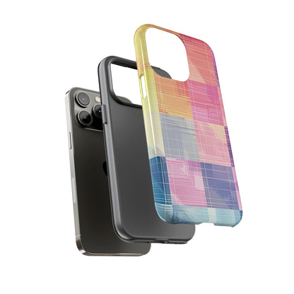 Pastel Panache Watercolor Plaid Case