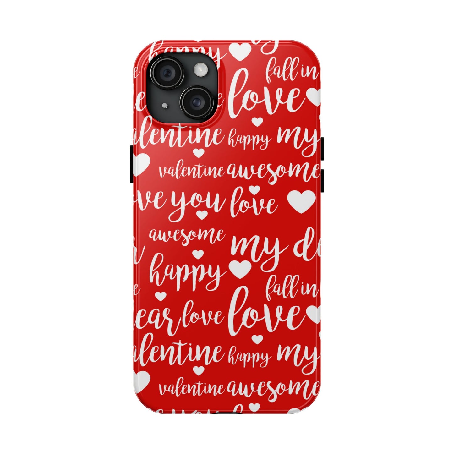 Valentine Words Pattern – iPhone Case