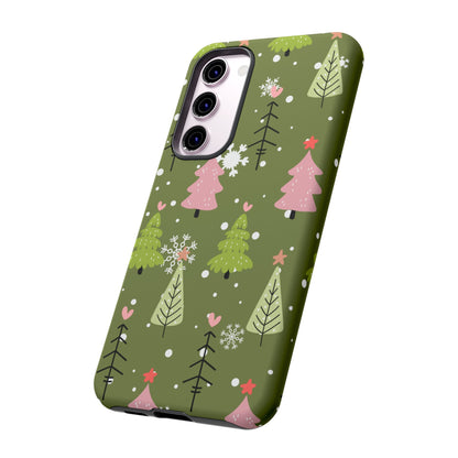 Whimsical Christmas Tree Pattern – Samsung Galaxy Series Case