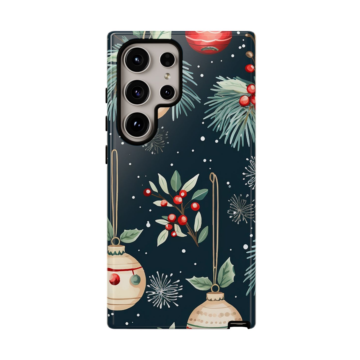 Elegant Christmas Ornaments and Pine - Samsung Galaxy Series Case